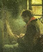 Peder Severin Kroyer en fransk fisker boder garn oil painting on canvas